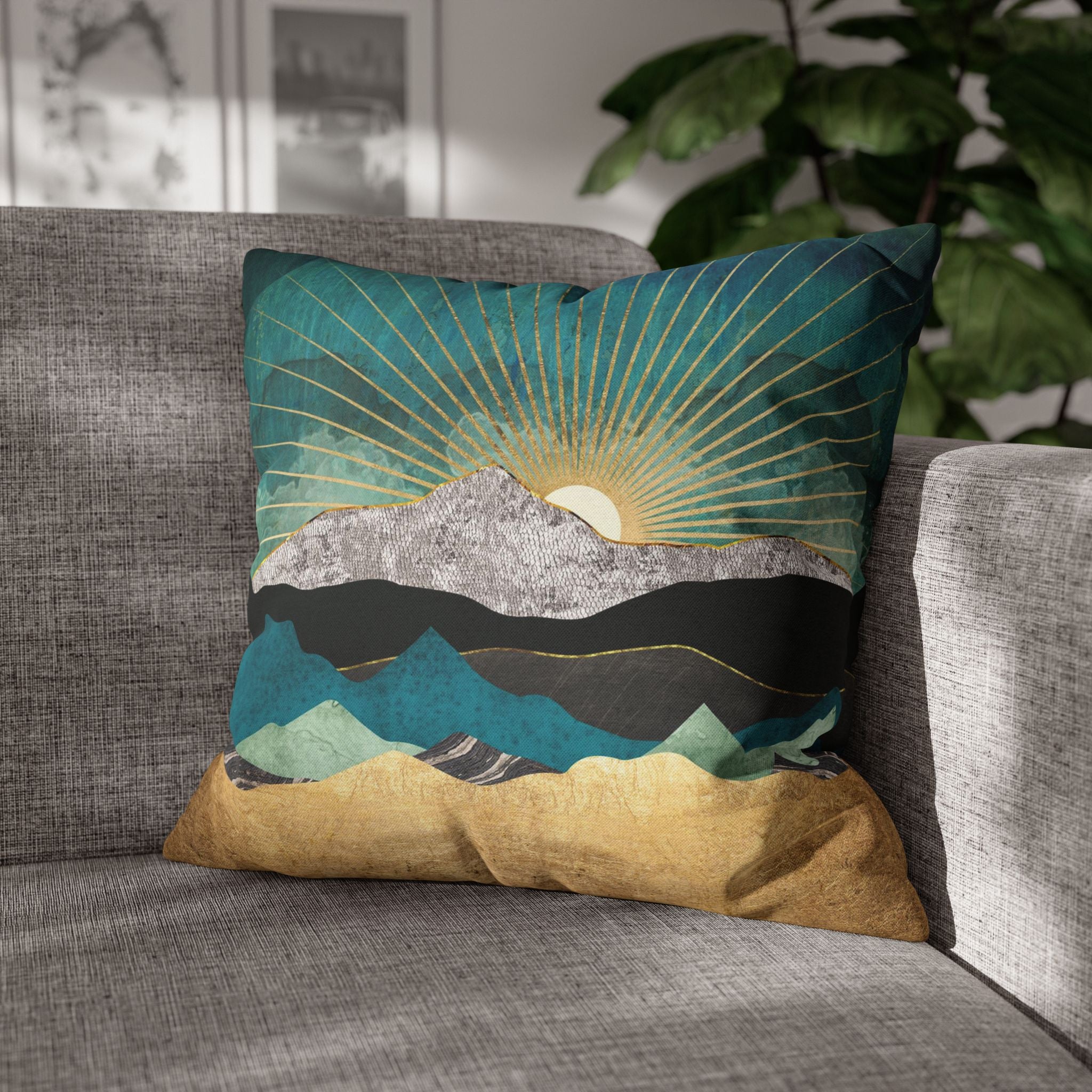 Peacock Vista - Decorative Pillow Cover