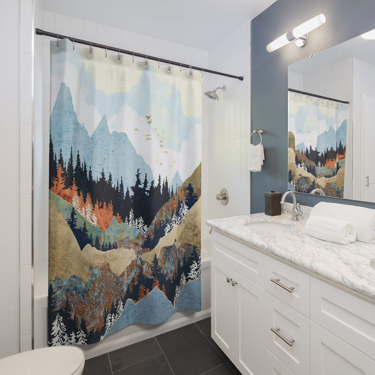 Spring Flight - Shower Curtain