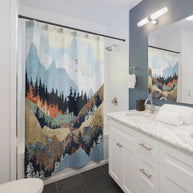 Spring Flight - Shower Curtain
