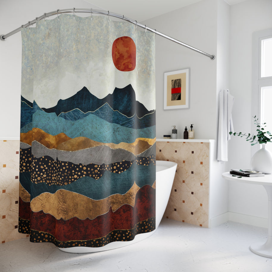 Amber Dusk - Shower Curtain