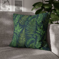 Blue Ferns - Decorative Pillow Cover