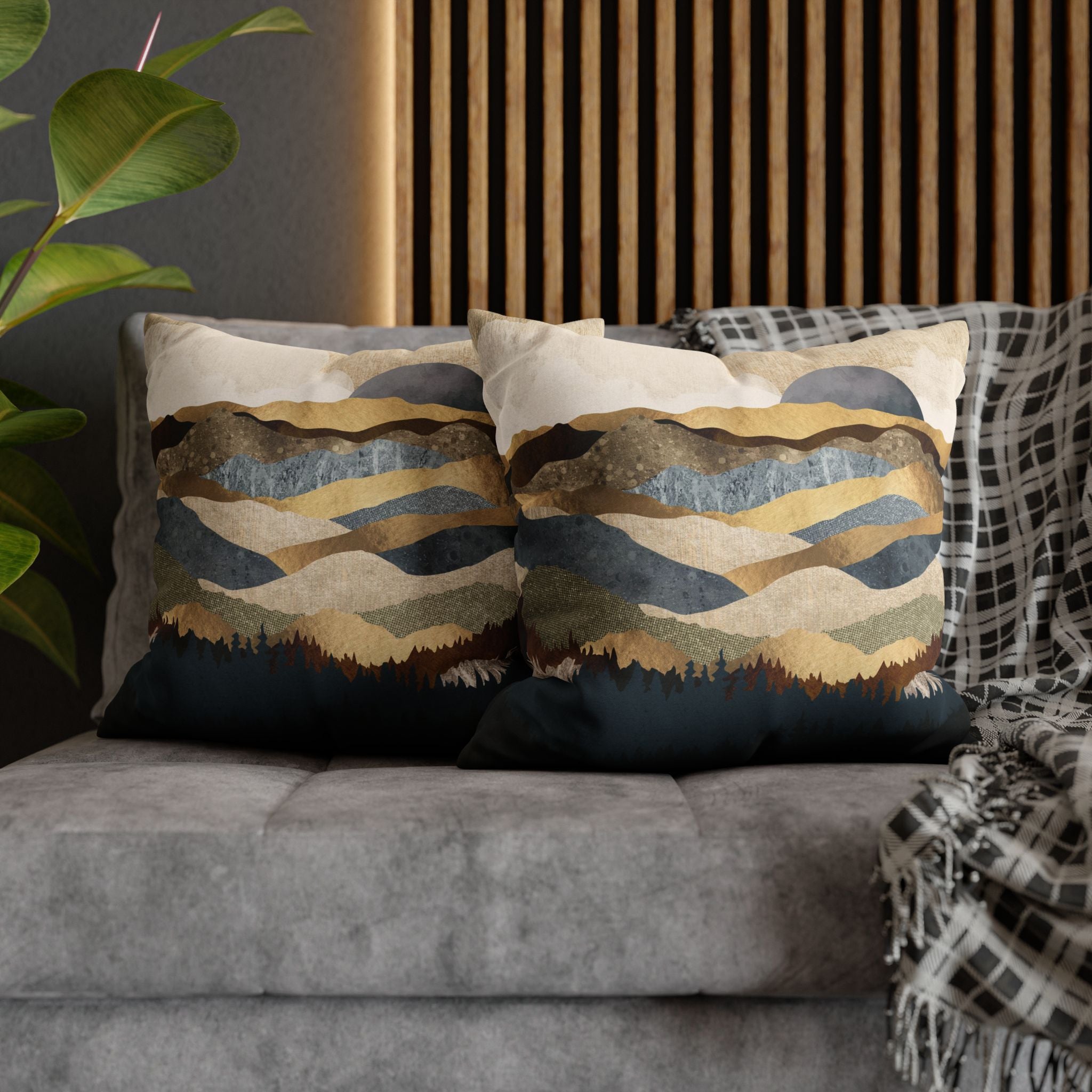 Golden Vista - Decorative Pillow Cover