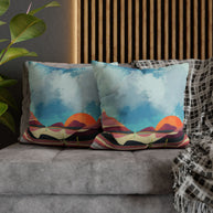 Pink Desert Glow - Decorative Pillow Cover