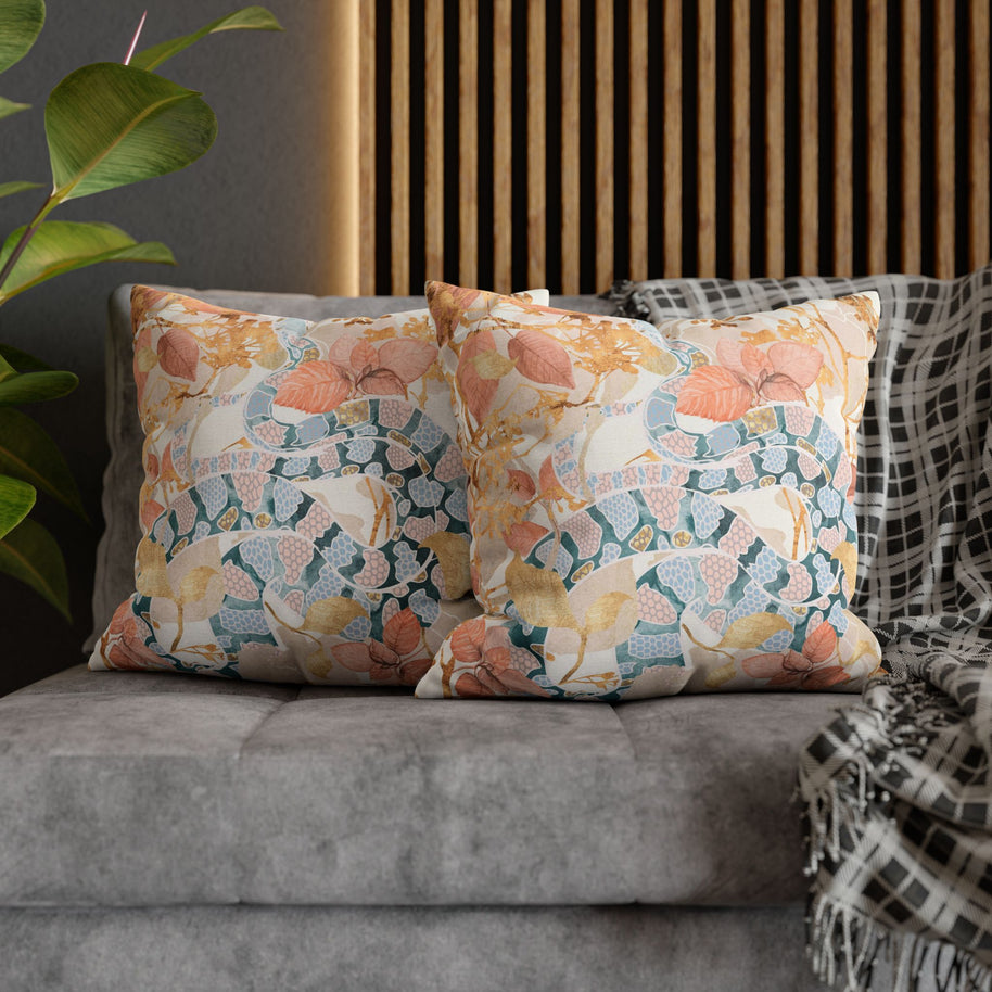 Coral Spring Garden - Decorative Pillow Cover