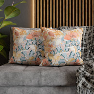 Coral Spring Garden - Decorative Pillow Cover