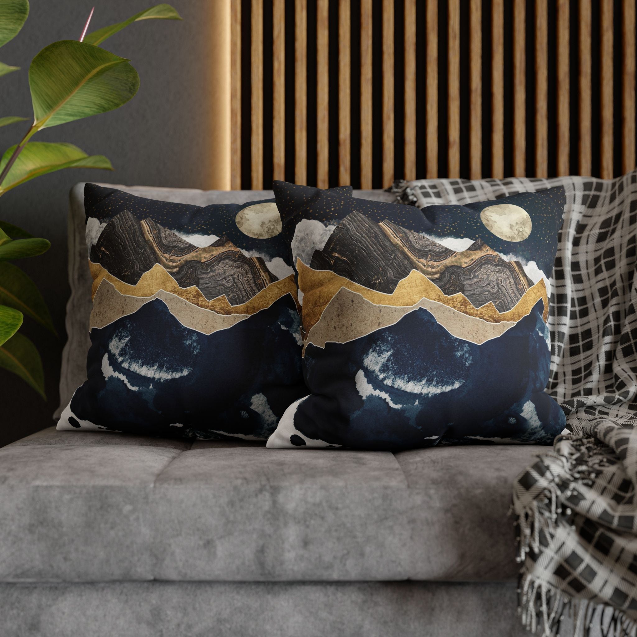 Midnight Winter - Decorative Pillow Cover