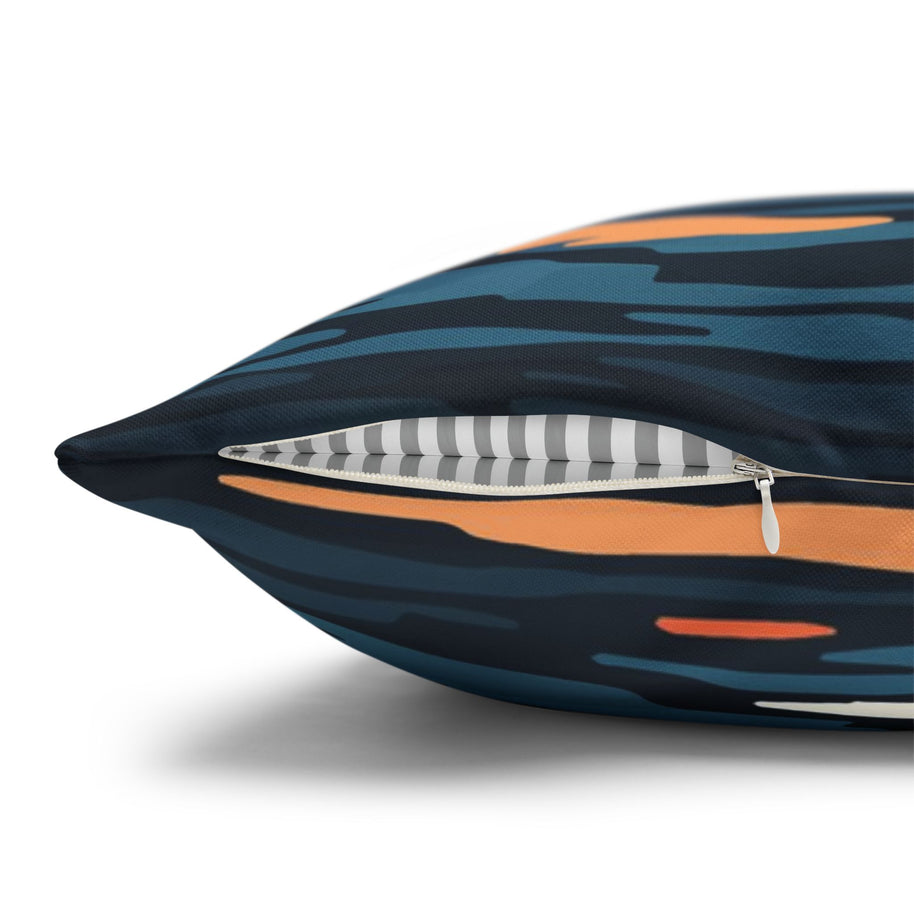 Retro Ocean Sunset - Decorative Pillow Cover