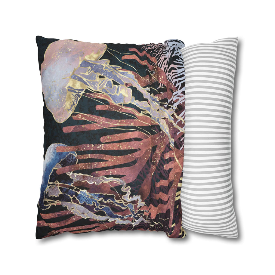 Metallic Coral - Decorative Pillow Cover