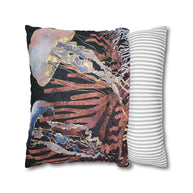 Metallic Coral - Decorative Pillow Cover