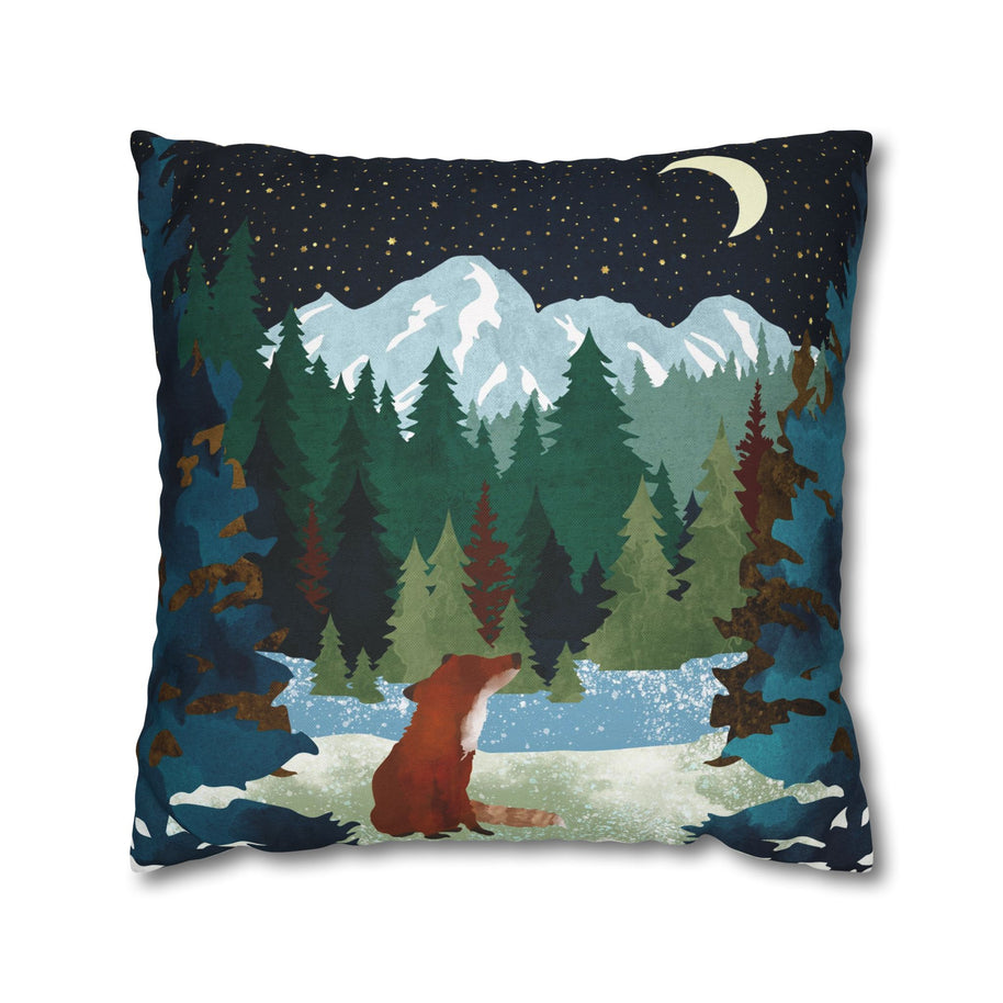 Winter Fox - Decorative Pillow Cover