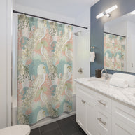Peacock Garden - Shower Curtain
