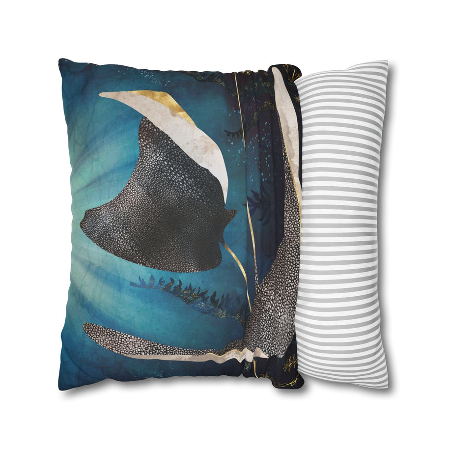 Metallic Stingray  - Decorative Pillow Cover