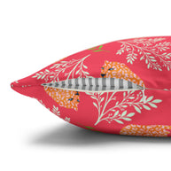 Botanical Leopard with Pink - Decorative Pillow Cover