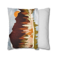 Winter Lake Forest - Decorative Pillow Cover