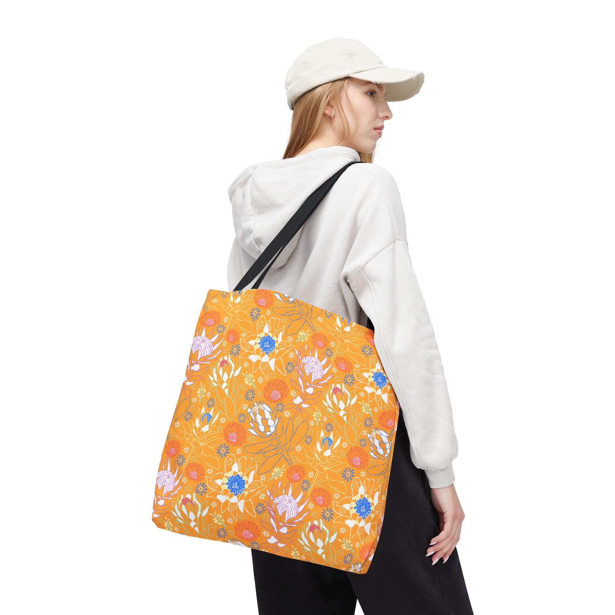Protea with Mustard - Tote Bag