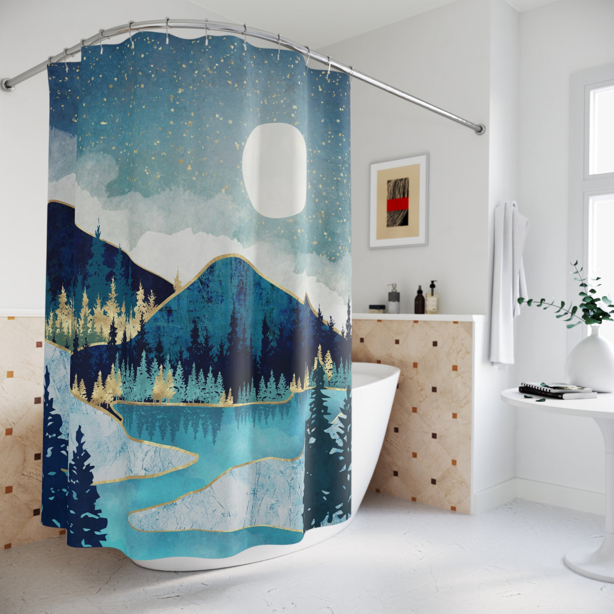 Morning Stars - Shower Curtain