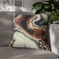 Ivory Agate - Decorative Pillow Cover
