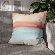 Mint Moon Beach - Decorative Pillow Cover