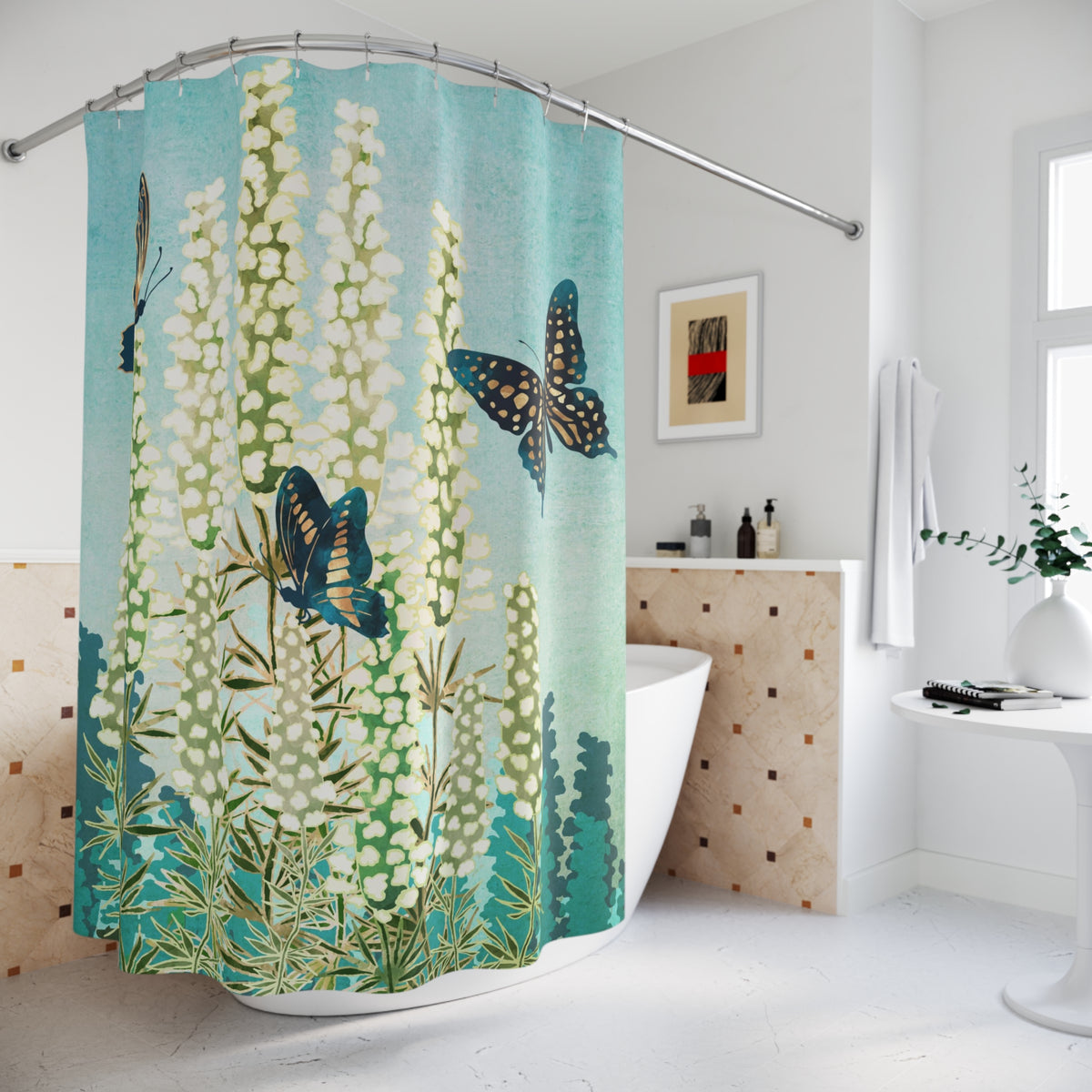 Butterfly Garden - Shower Curtain