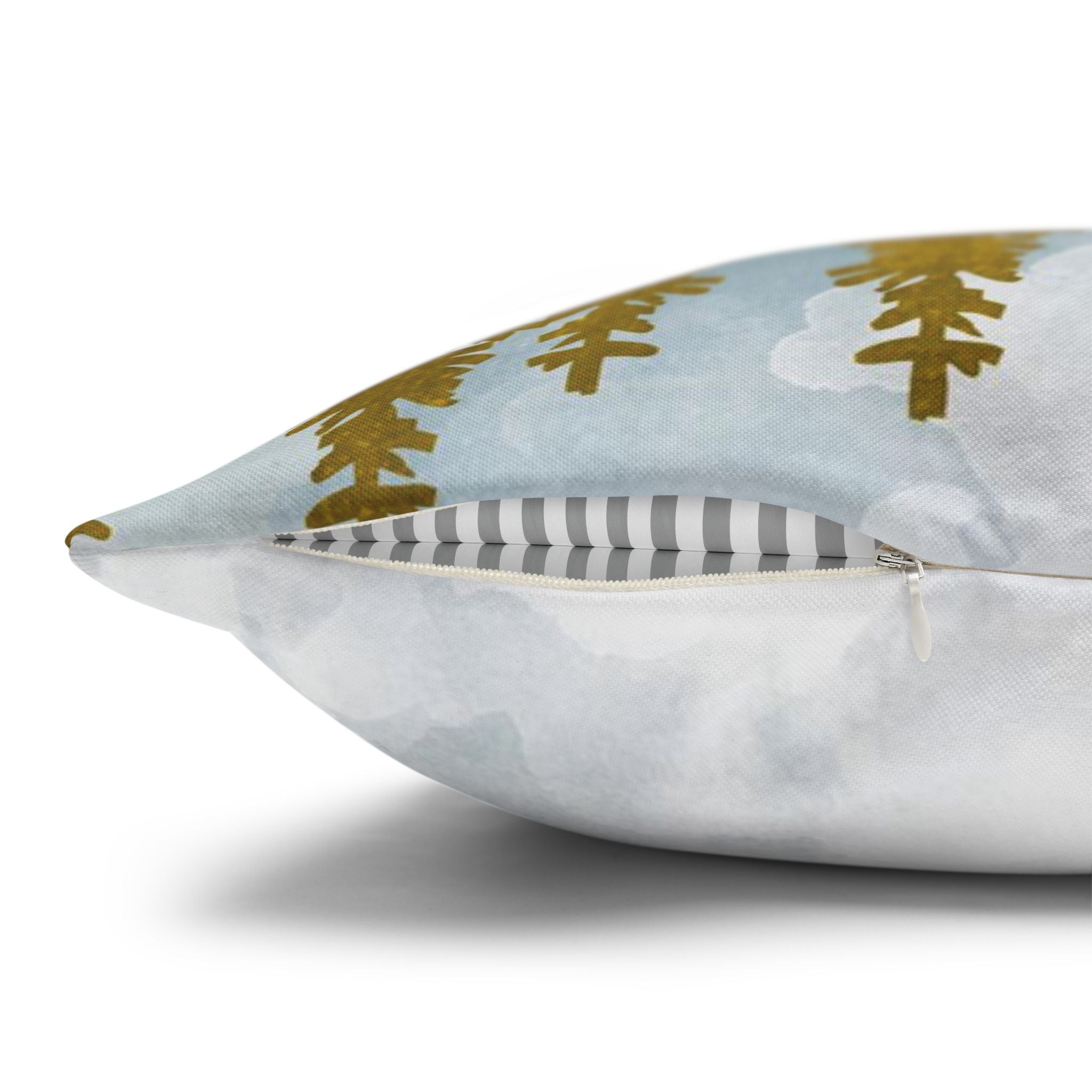Winter Lake Forest - Decorative Pillow Cover