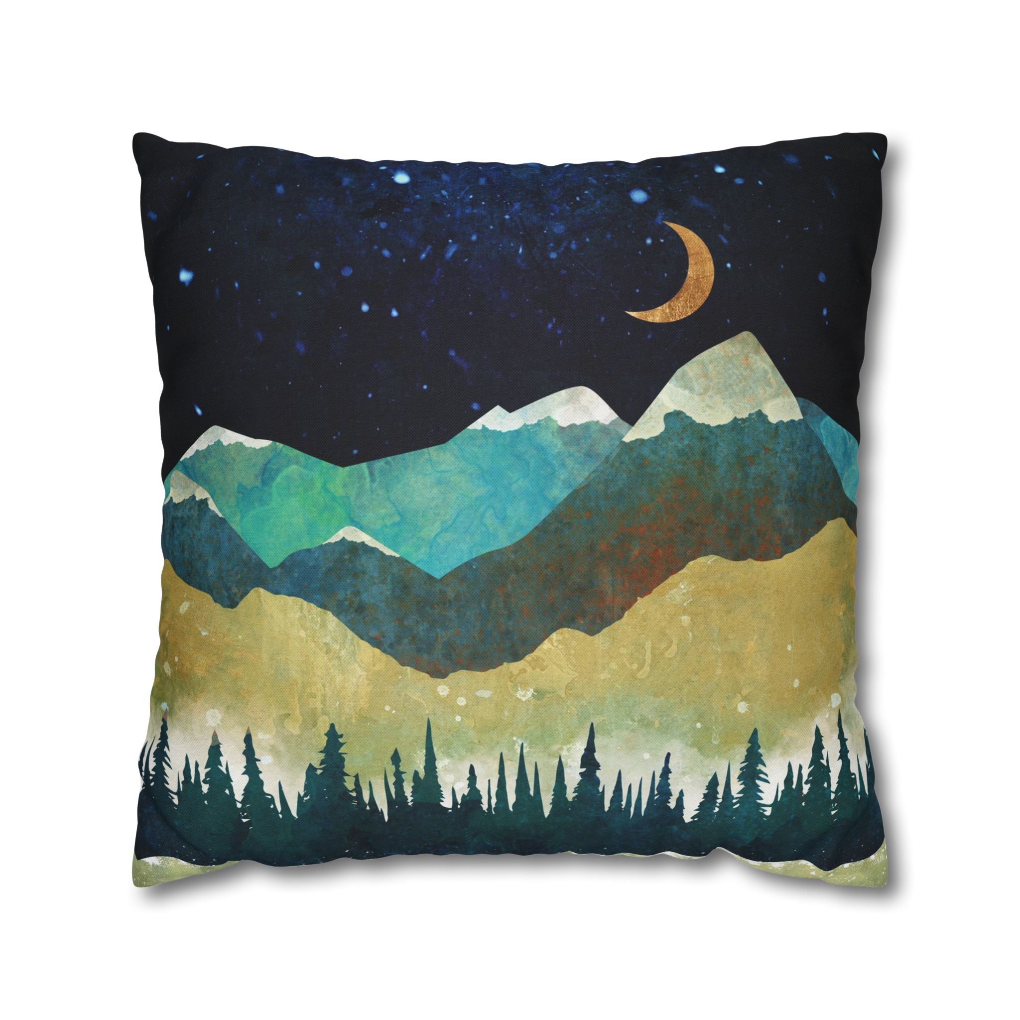 Snowy Night - Decorative Pillow Cover