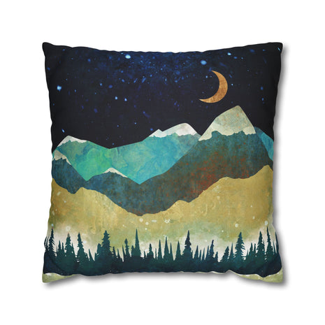 Snowy Night - Decorative Pillow Cover