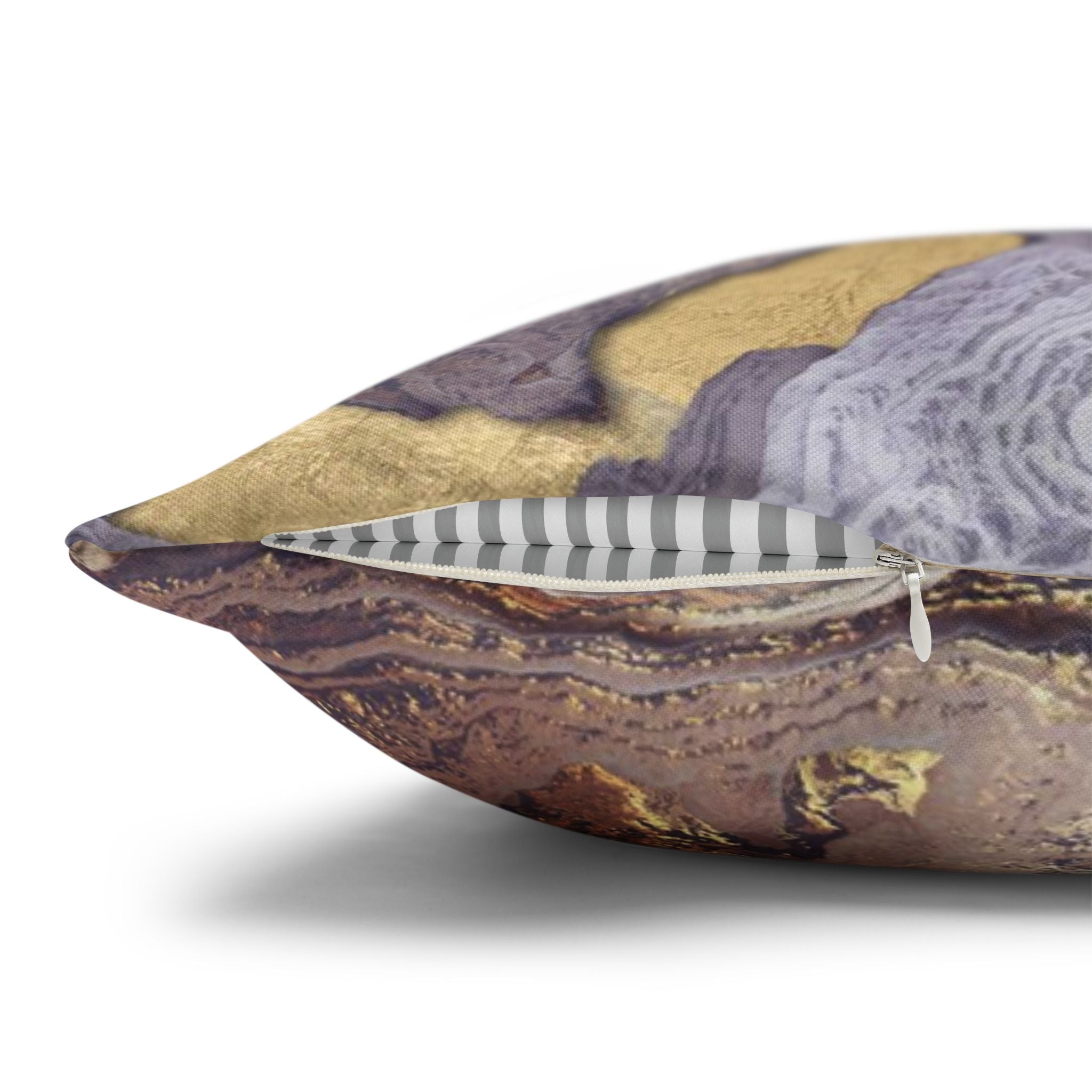Mauve Agate - Decorative Pillow Cover