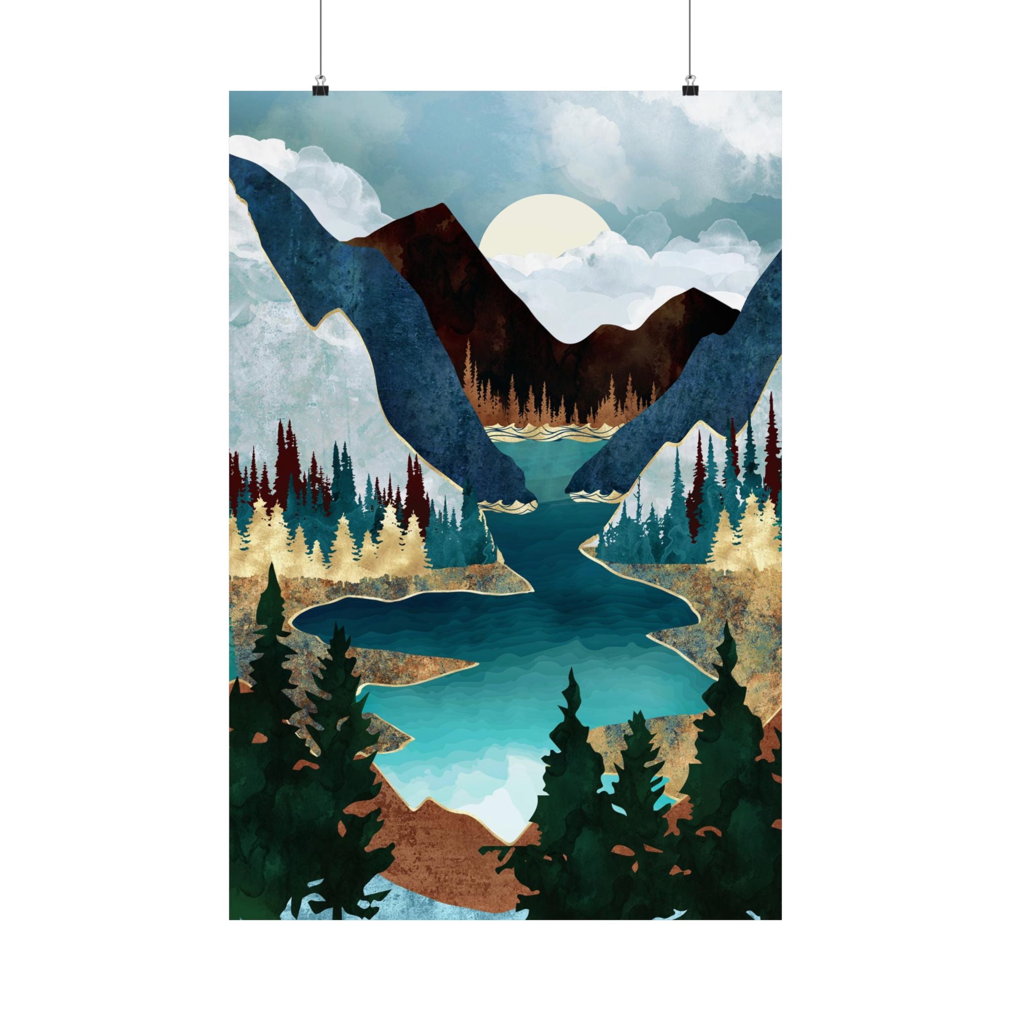 River Vista - Poster Print - No Frame