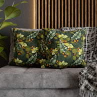 Autumn Leaves Botanical - Decorative Pillow Cover
