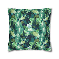 Botanical Leaves with Navy - Decorative Pillow Cover