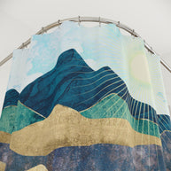 Blue Forest - Shower Curtain
