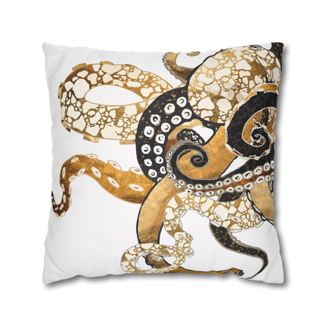 Metallic Octopus - Decorative Pillow Cover