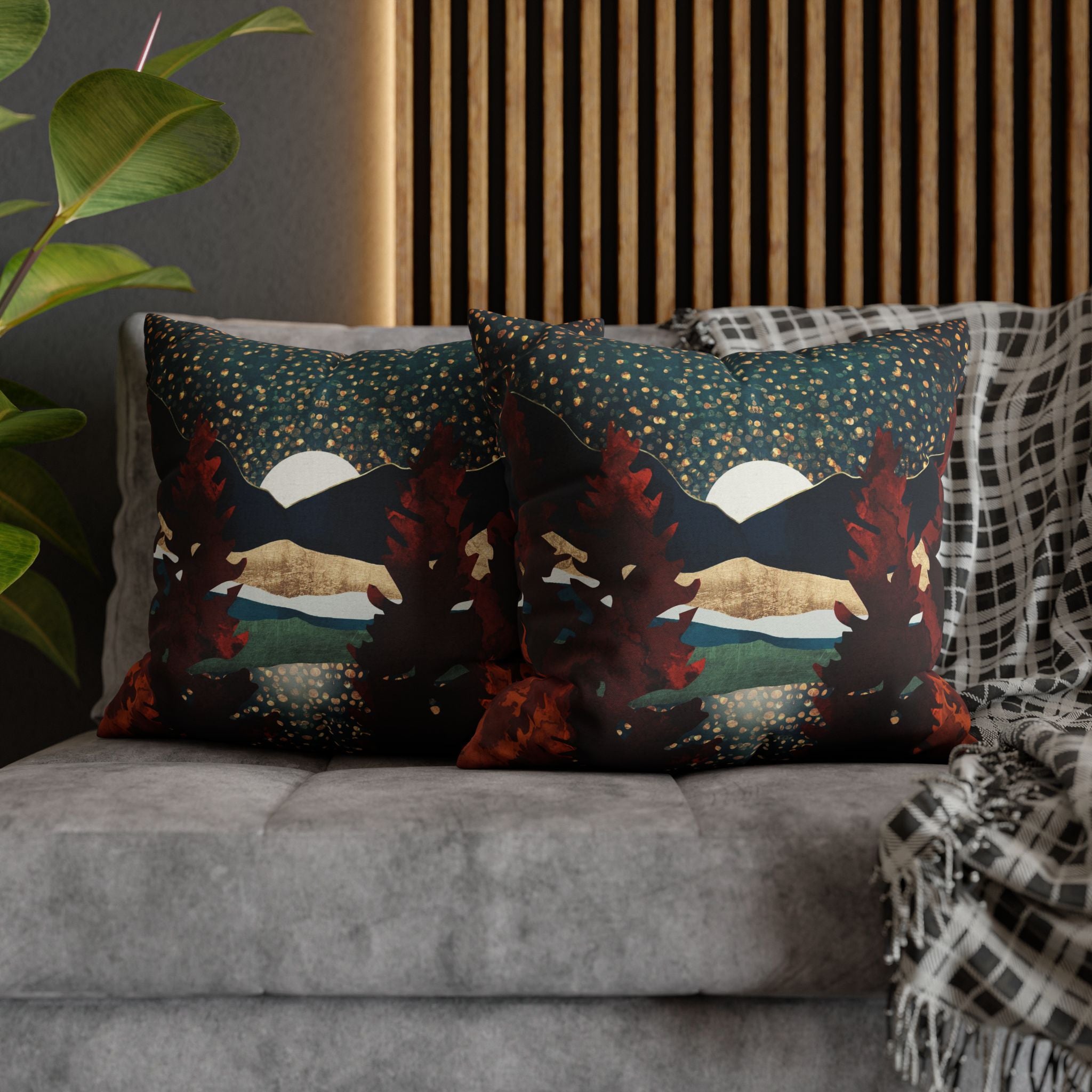 Star Sky Reflection - Decorative Pillow Cover