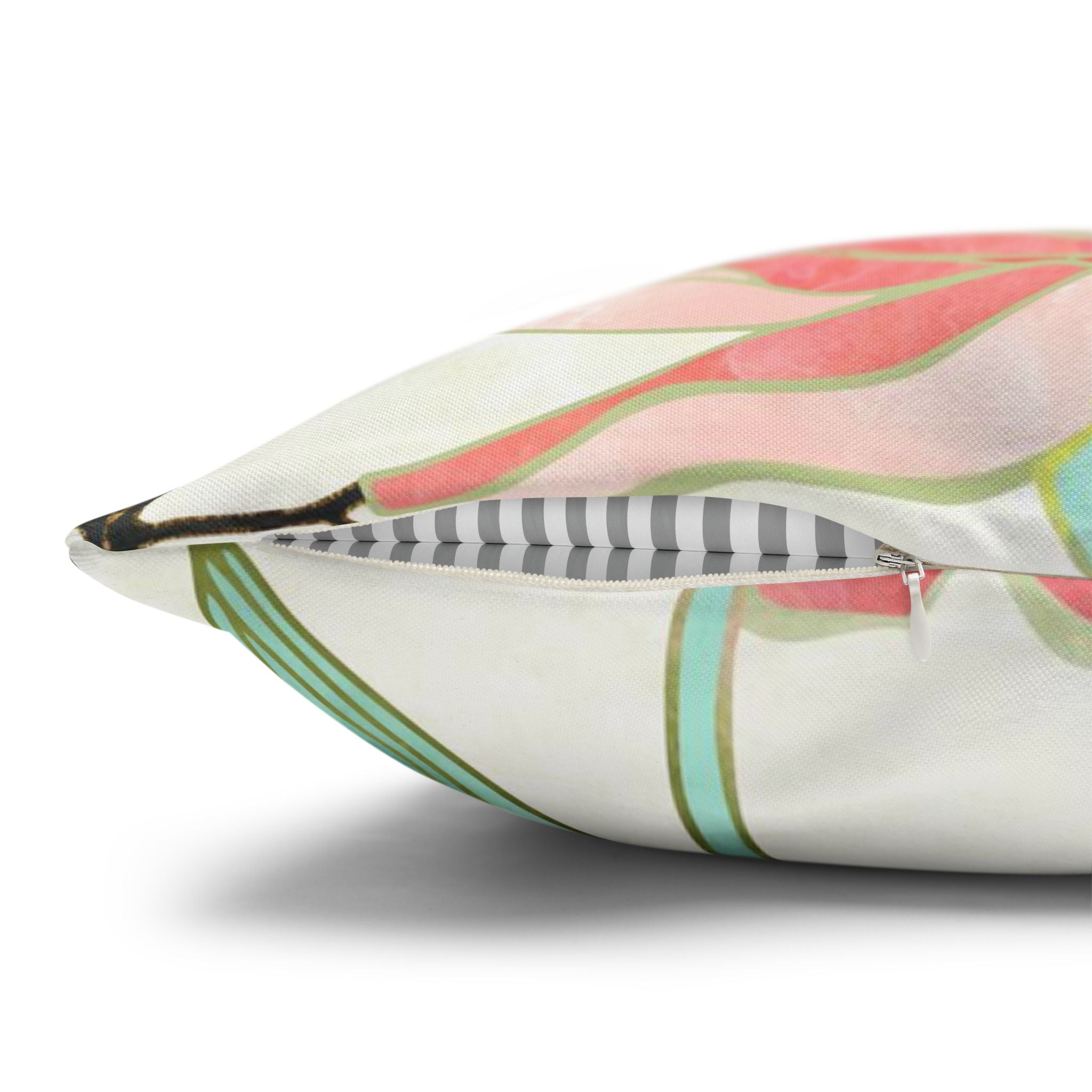 Floral Cranes - Decorative Pillow Cover