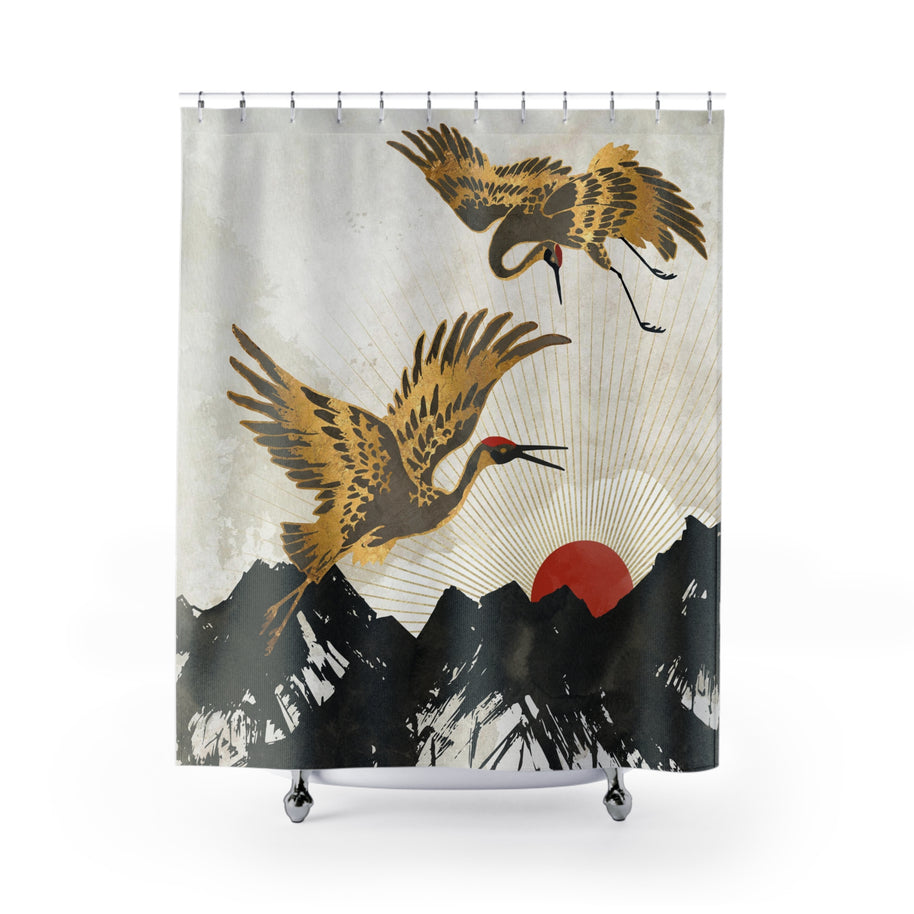 Elegant Flight II - Shower Curtain