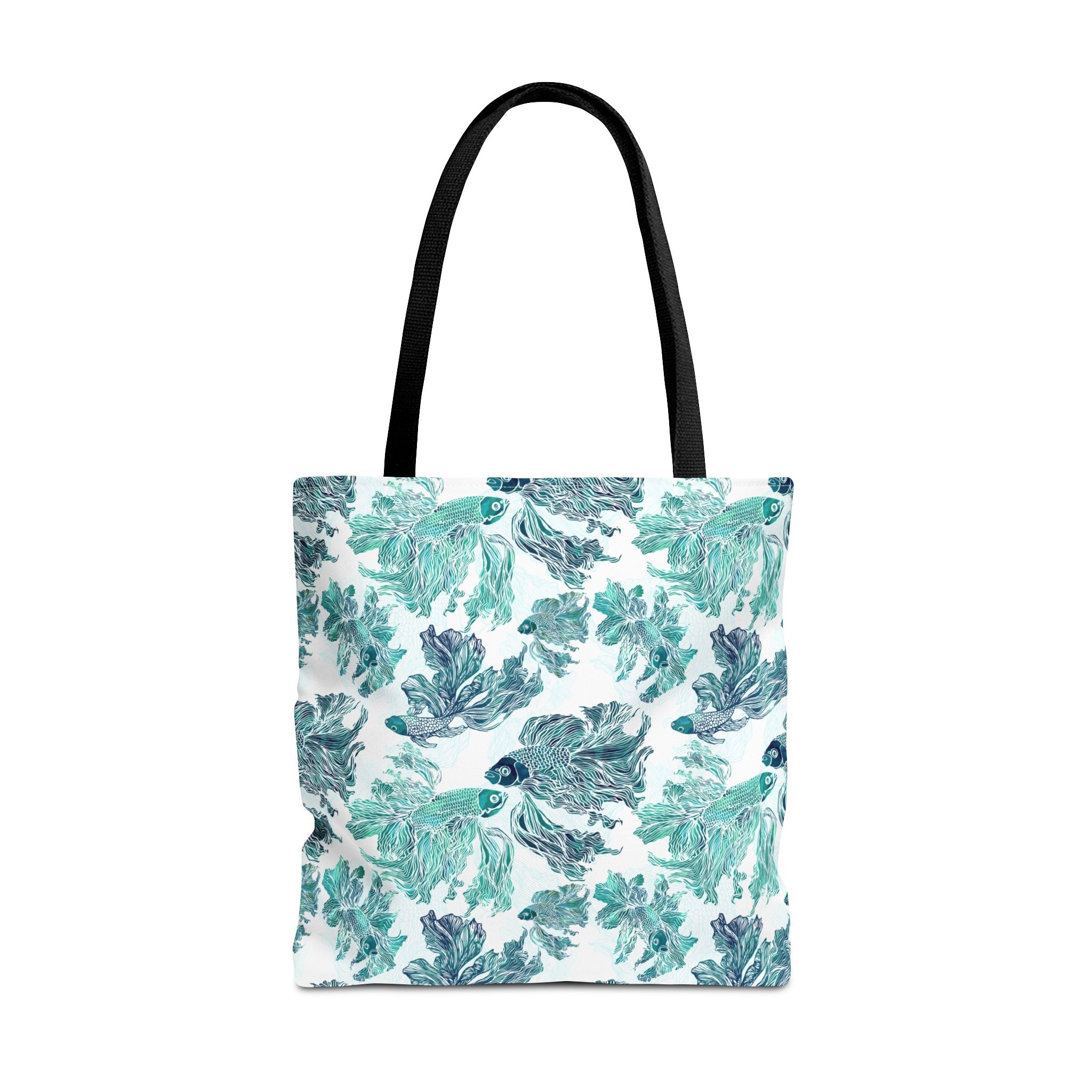 Betta Fish Blue and Teal - Tote Bag