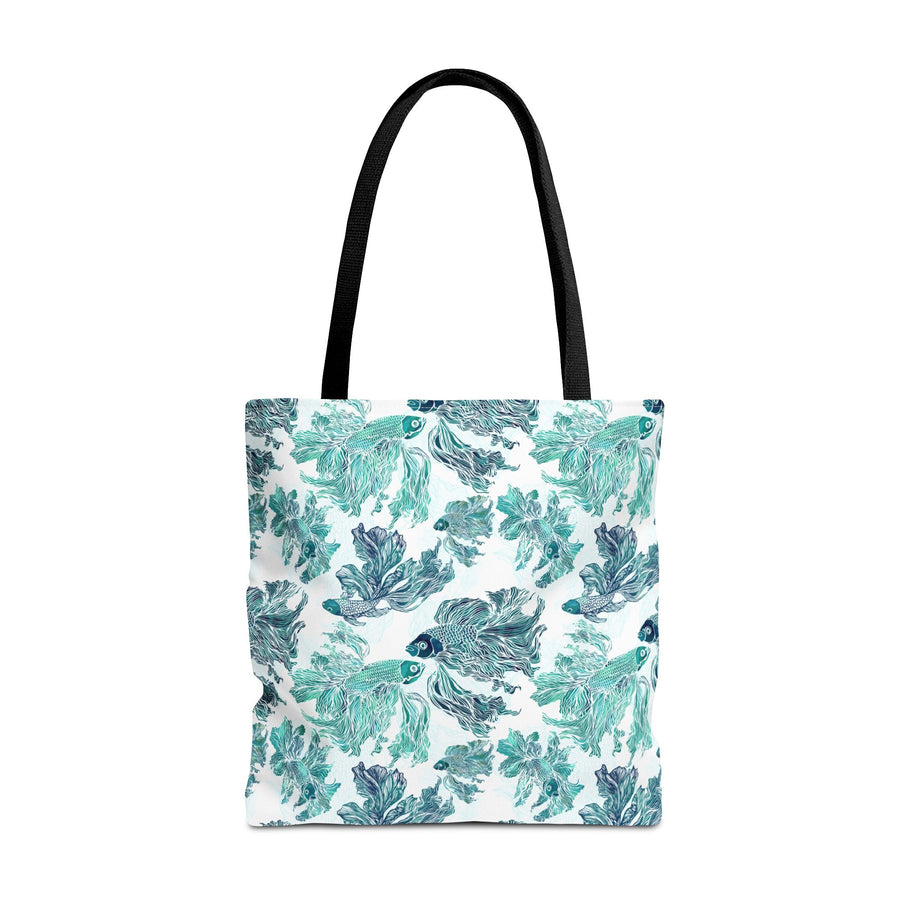 Betta Fish Blue and Teal - Tote Bag