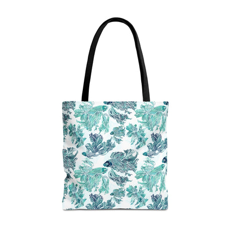 Betta Fish Blue and Teal - Tote Bag