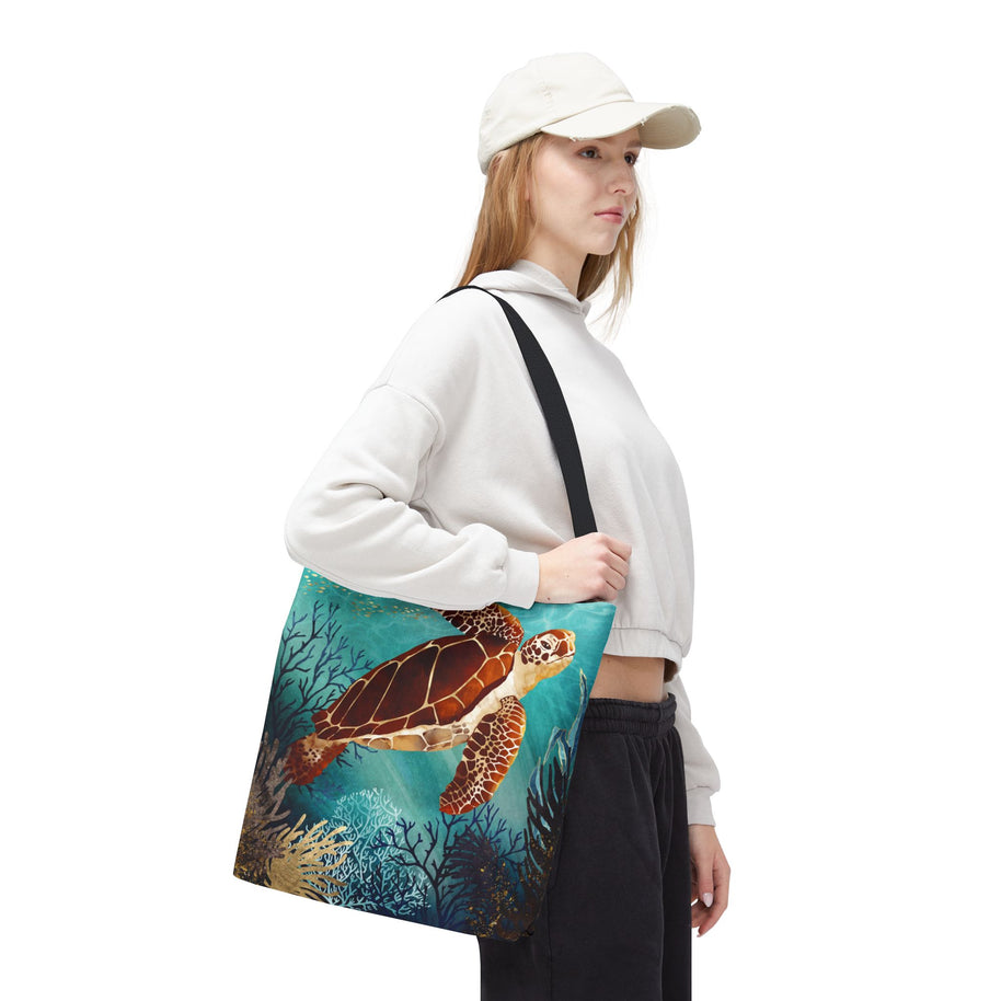 Metallic Sea Turtle - Tote Bag