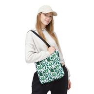 Organic Shapes Botanical Blue and Green - Tote Bag