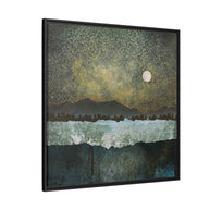 Stars - Matte Canvas, Framed (Multi-color)