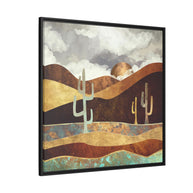 Patina Desert - Matte Canvas, Framed (Multi-color)