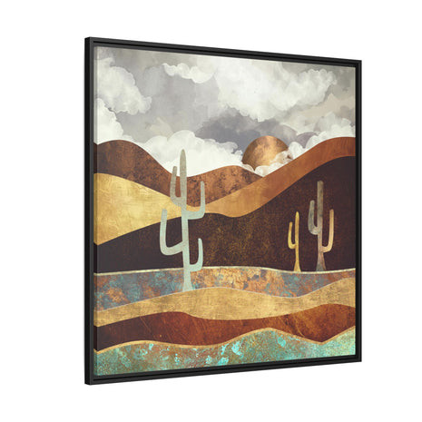 Patina Desert - Matte Canvas, Framed (Multi-color)