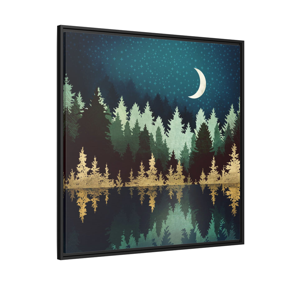 Star Forest Reflection - Matte Canvas, Framed (Multi-color)