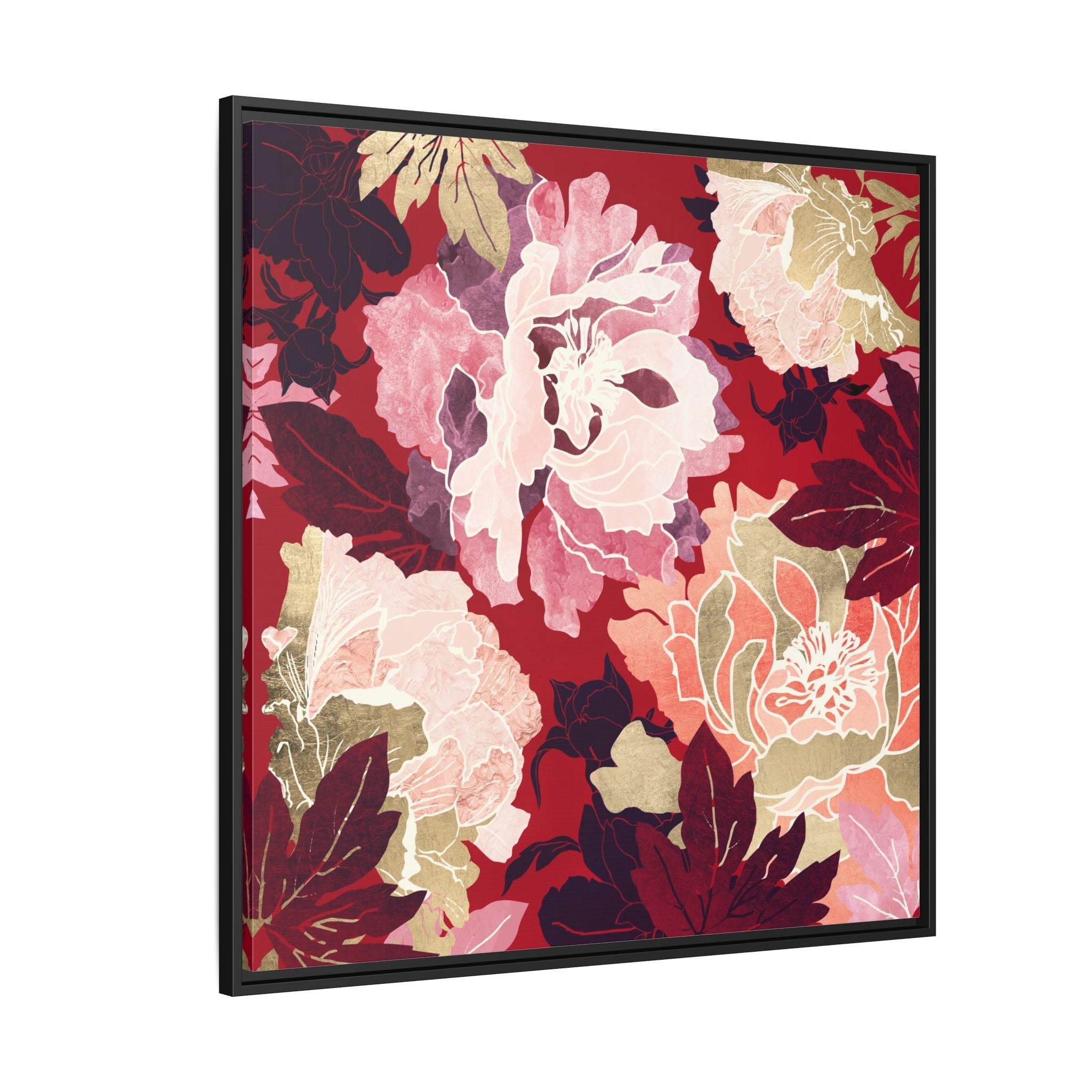 Bold Botanical II - Matte Canvas, Framed (Multi-color)
