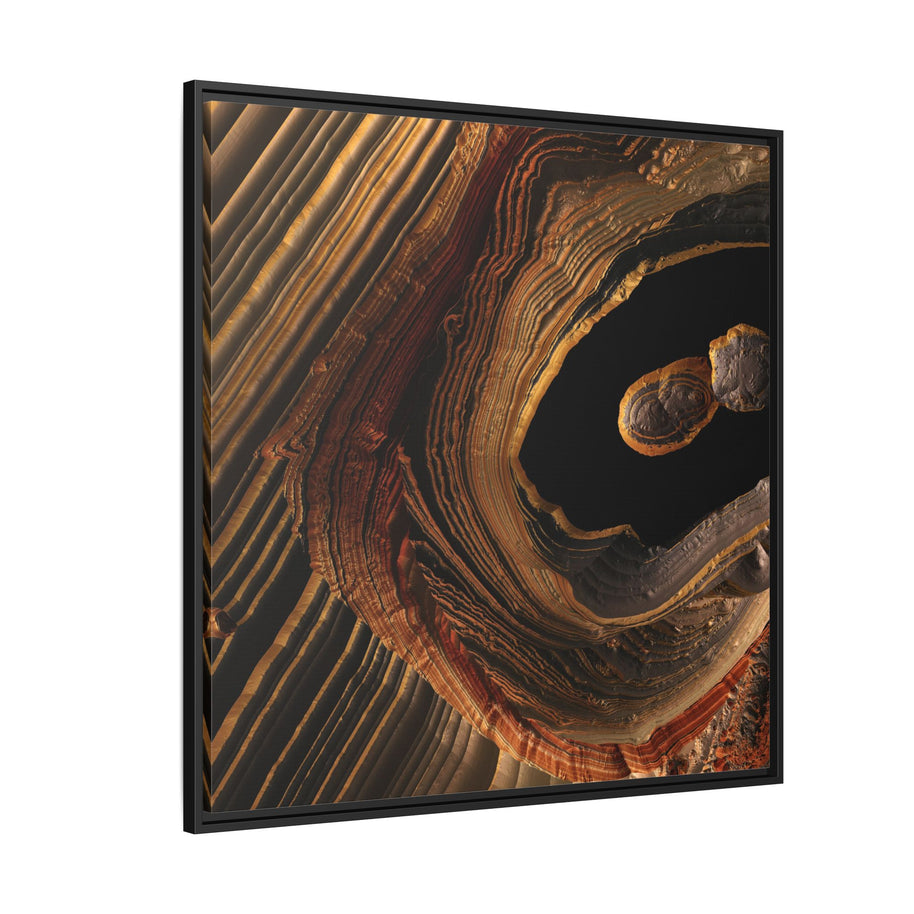 Tigers Eye Canyon - Matte Canvas, Framed (Multi-color)
