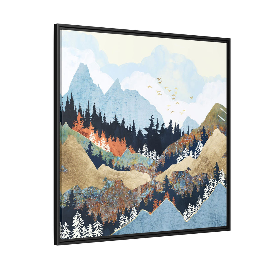 Spring Flight - Matte Canvas, Framed (Multi-color)