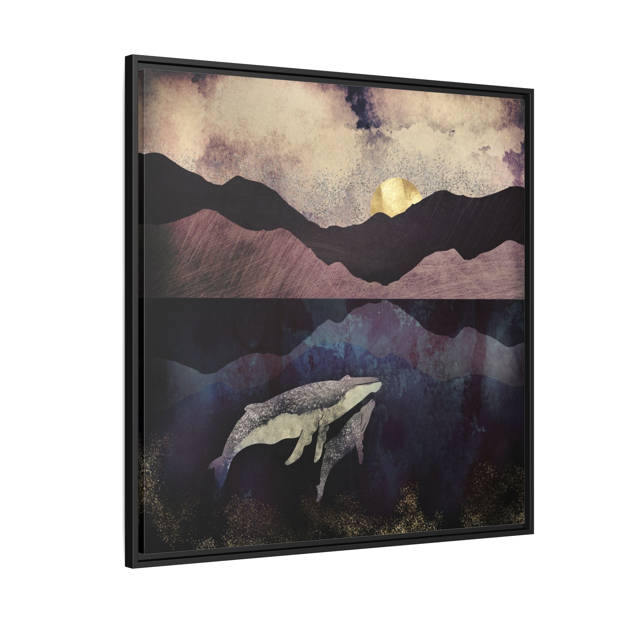 Bond - Matte Canvas, Framed (Multi-color)