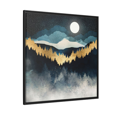 Indigo Night - Matte Canvas, Framed (Multi-color)