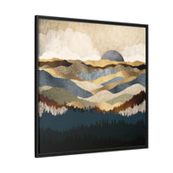 Golden Vista - Matte Canvas, Framed (Multi-color)